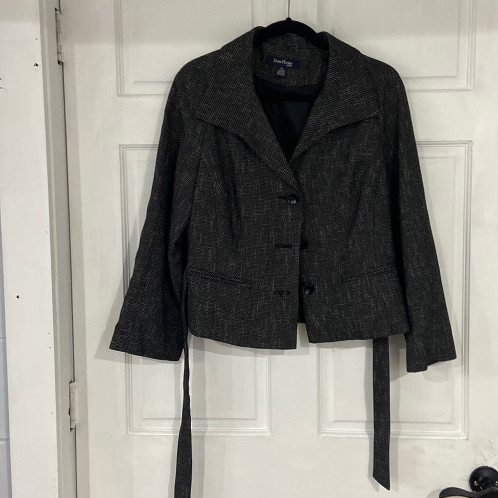 Black and white jacket. New